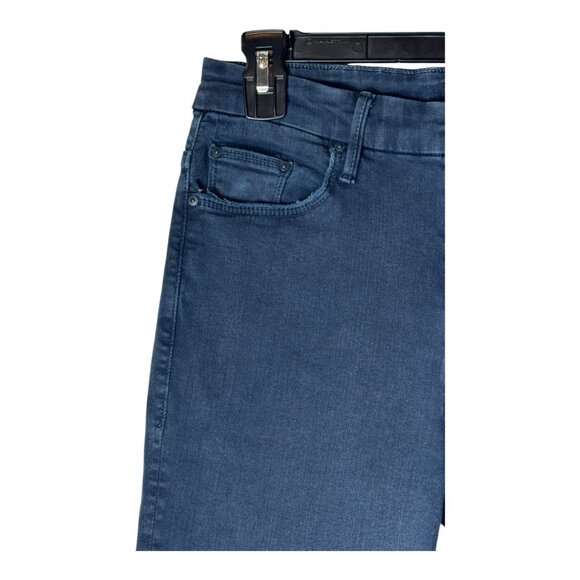 Mother Jeans Women 27 Blue Midnight‎ Denim High Waisted Looker Ankle Fray - Picture 7 of 14